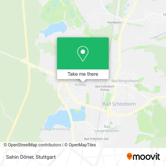 Sahin Döner map