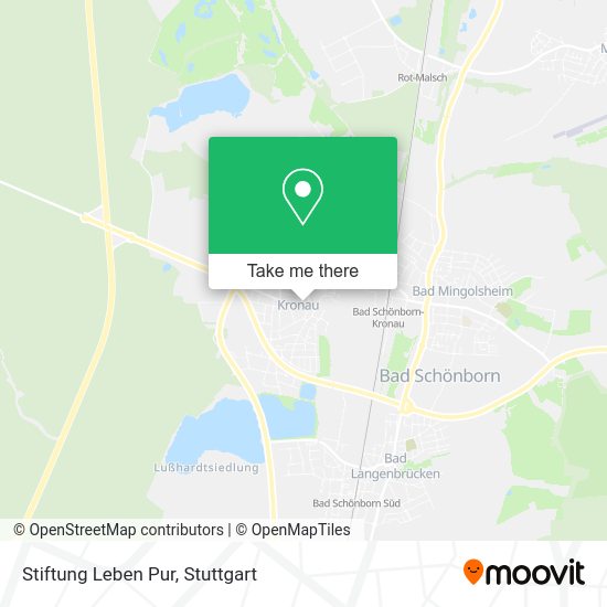 Карта Stiftung Leben Pur