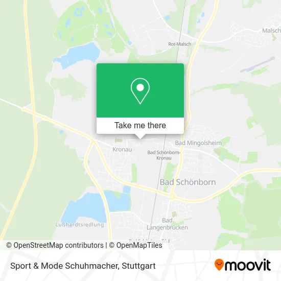 Карта Sport & Mode Schuhmacher