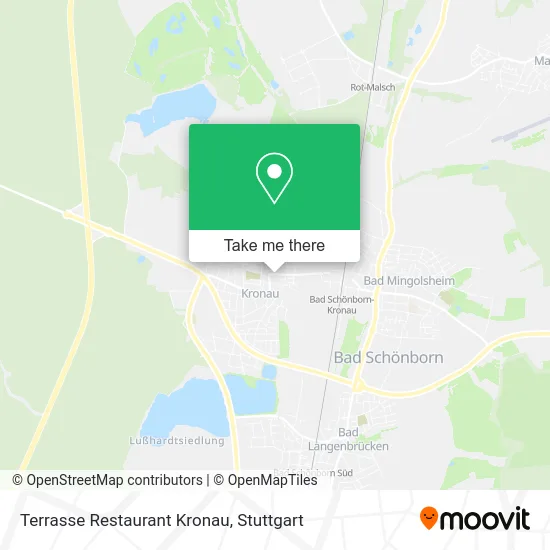 Карта Terrasse Restaurant Kronau