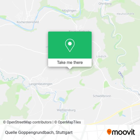 Карта Quelle Goppengrundbach