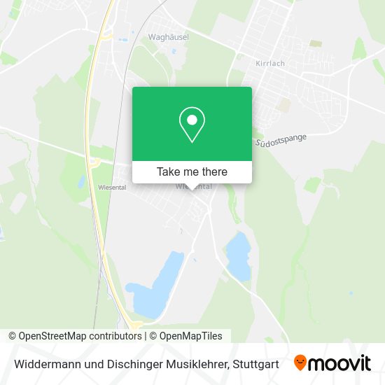 Карта Widdermann und Dischinger Musiklehrer