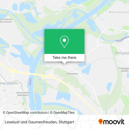 Карта Leselust und Gaumenfreuden