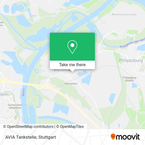 Карта AVIA Tankstelle