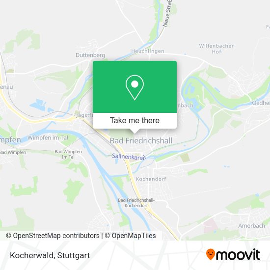 Карта Kocherwald