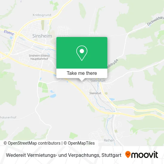 Wedereit Vermietungs- und Verpachtungs map