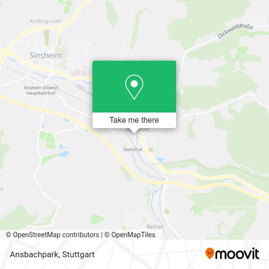 Карта Ansbachpark