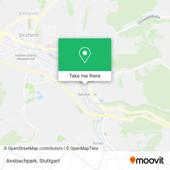 Карта Ansbachpark