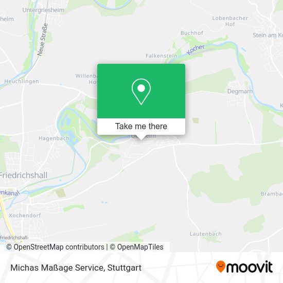 Карта Michas Maßage Service