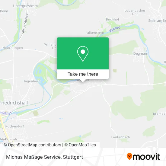 Карта Michas Maßage Service