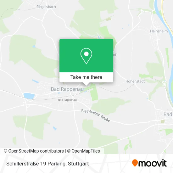 Карта Schillerstraße 19 Parking