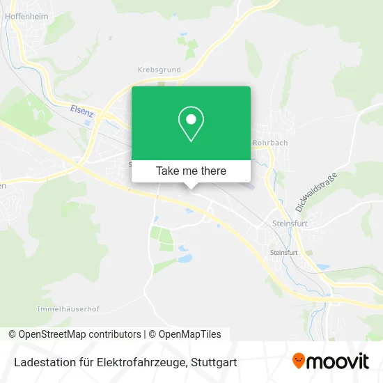 Карта Ladestation für Elektrofahrzeuge