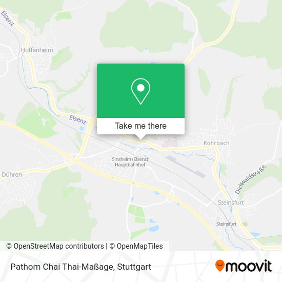 Карта Pathom Chai Thai-Maßage