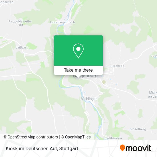 Карта Kiosk im Deutschen Aut