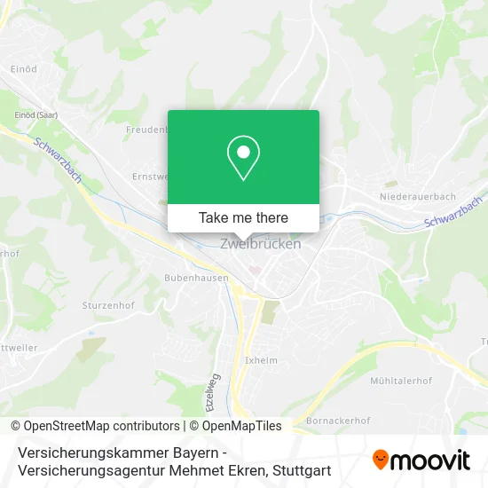 Карта Versicherungskammer Bayern - Versicherungsagentur Mehmet Ekren