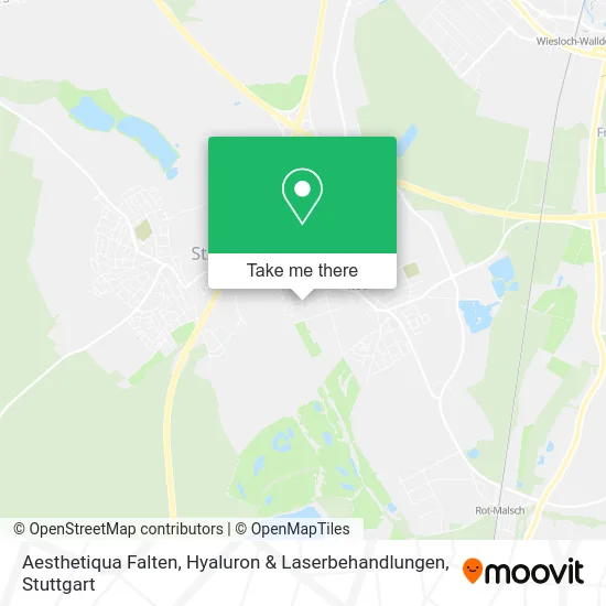 Карта Aesthetiqua Falten, Hyaluron & Laserbehandlungen