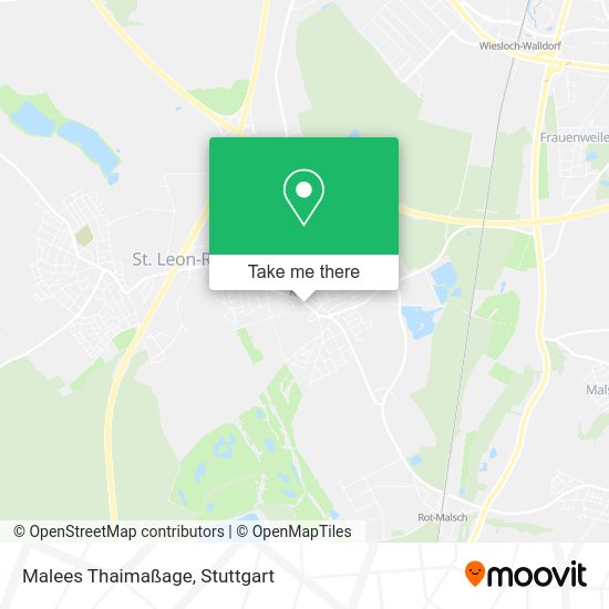 Карта Malees Thaimaßage