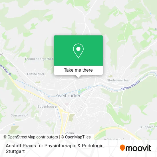Карта Anstatt Praxis für Physiotherapie & Podologie