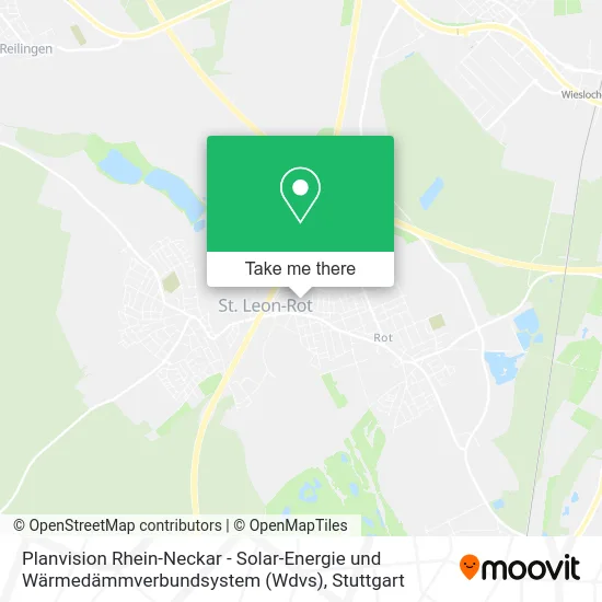 Карта Planvision Rhein-Neckar - Solar-Energie und Wärmedämmverbundsystem (Wdvs)