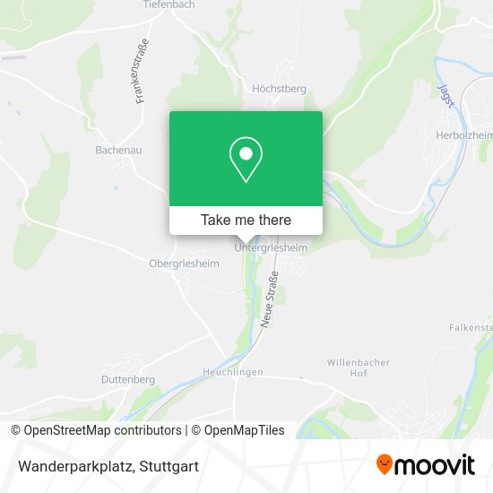 Карта Wanderparkplatz