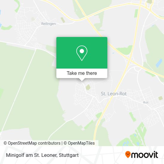 Карта Minigolf am St. Leoner