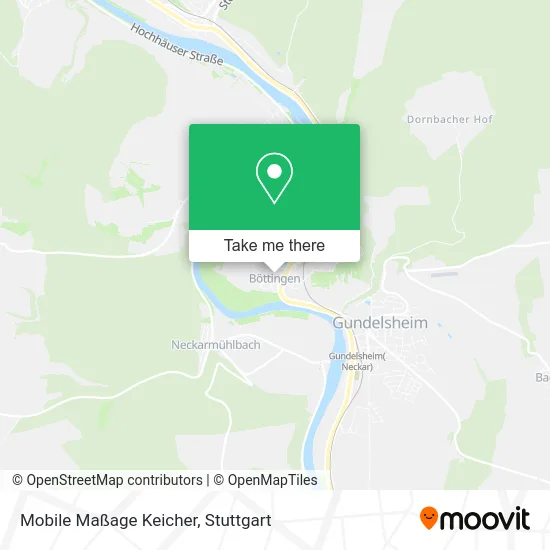 Карта Mobile Maßage Keicher