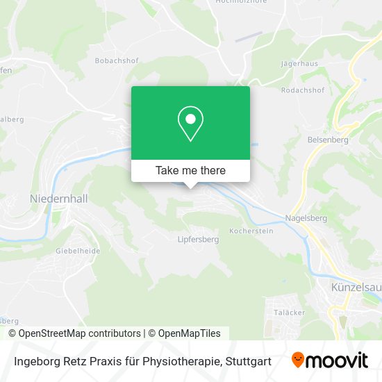 Карта Ingeborg Retz Praxis für Physiotherapie