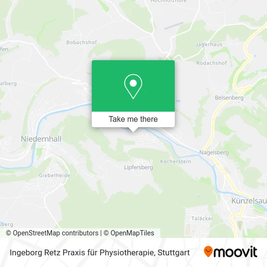 Карта Ingeborg Retz Praxis für Physiotherapie