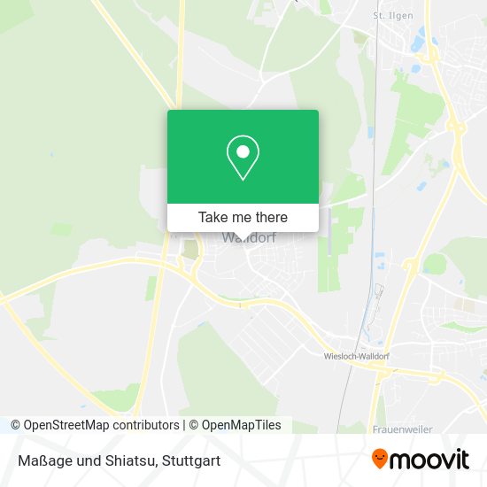 Карта Maßage und Shiatsu