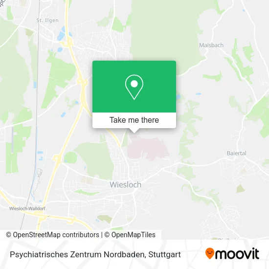 Карта Psychiatrisches Zentrum Nordbaden