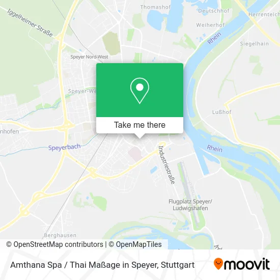 Карта Amthana Spa / Thai Maßage in Speyer