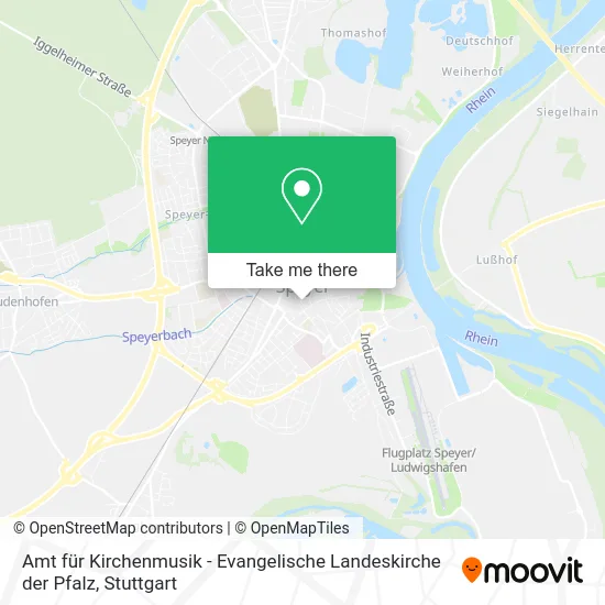 Amt für Kirchenmusik - Evangelische Landeskirche der Pfalz map