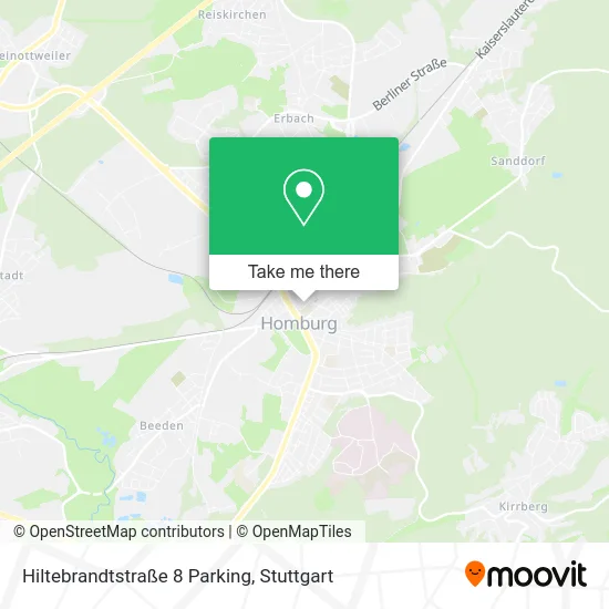 Карта Hiltebrandtstraße 8 Parking