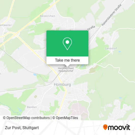 Zur Post map