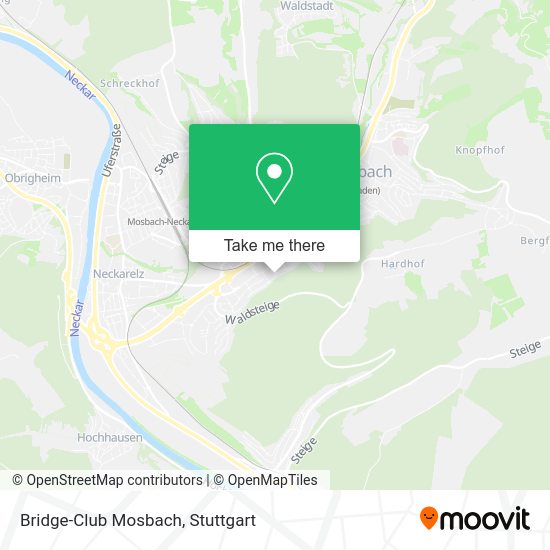 Карта Bridge-Club Mosbach