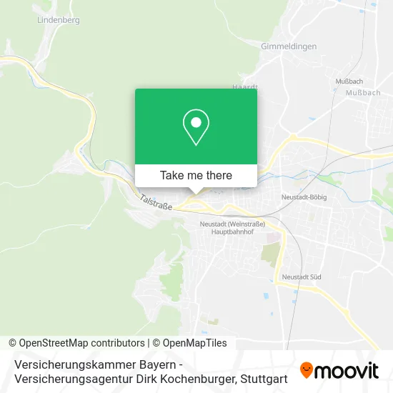 Карта Versicherungskammer Bayern - Versicherungsagentur Dirk Kochenburger