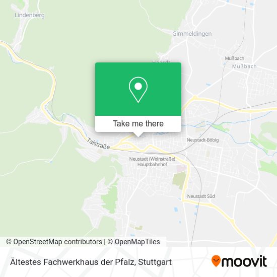 Карта Ältestes Fachwerkhaus der Pfalz