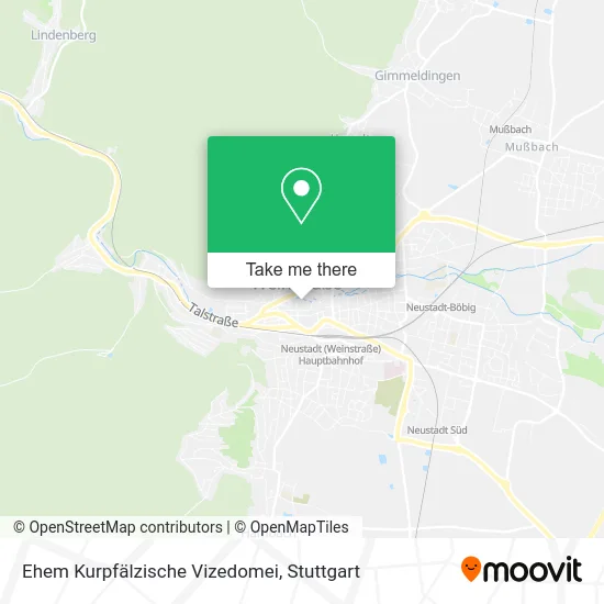 Карта Ehem Kurpfälzische Vizedomei