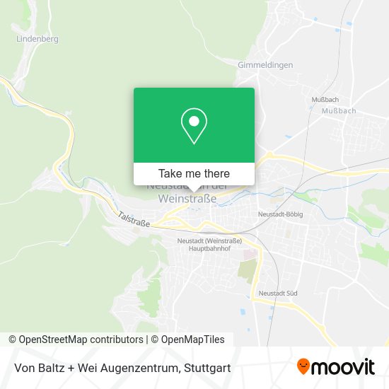 Карта Von Baltz + Wei Augenzentrum