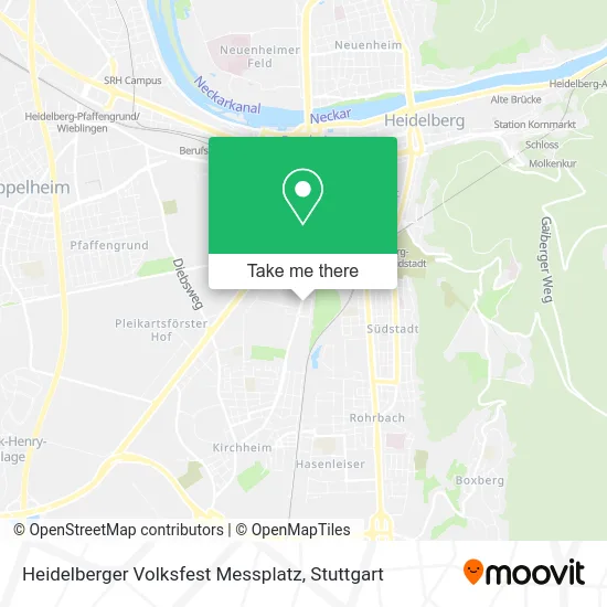 Карта Heidelberger Volksfest Messplatz