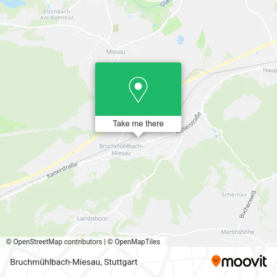 Карта Bruchmühlbach-Miesau