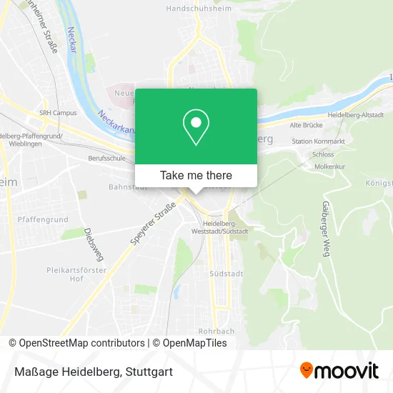 Карта Maßage Heidelberg