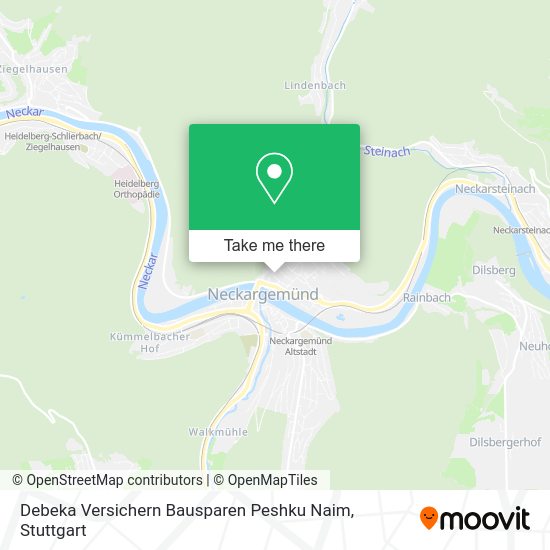 Карта Debeka Versichern Bausparen Peshku Naim
