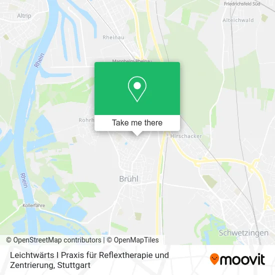 Карта Leichtwärts I Praxis für Reflextherapie und Zentrierung