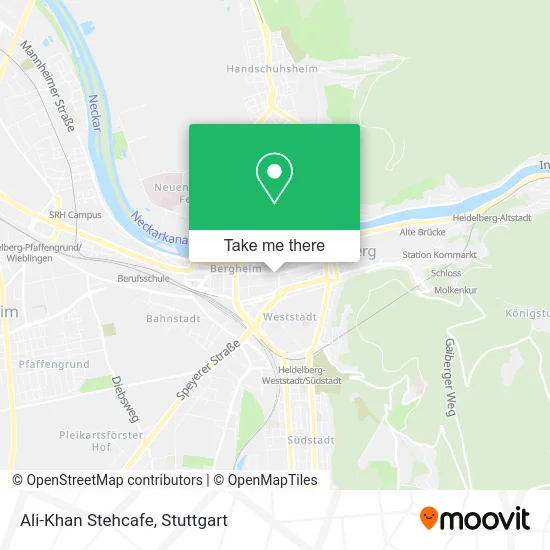 Карта Ali-Khan Stehcafe