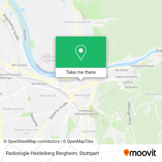 Radiologie Heidelberg Bergheim map