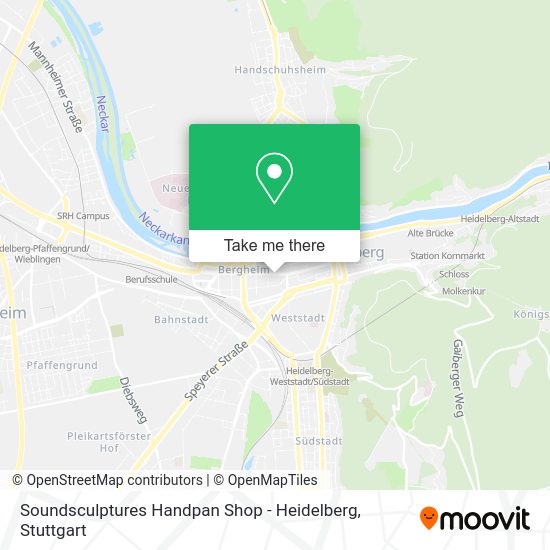 Карта Soundsculptures Handpan Shop - Heidelberg