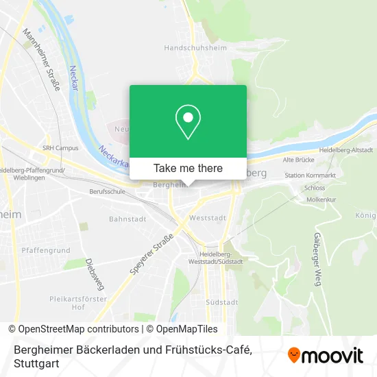 Карта Bergheimer Bäckerladen und Frühstücks-Café