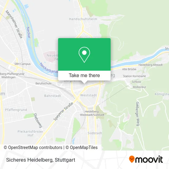 Карта Sicheres Heidelberg
