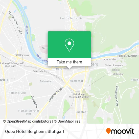 Карта Qube Hotel Bergheim